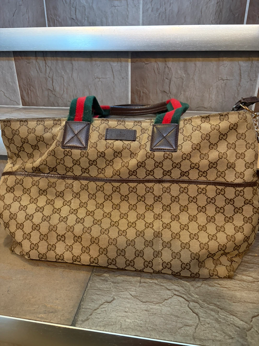 Gucci Monogram Canvas Duffle Bag - photo 2