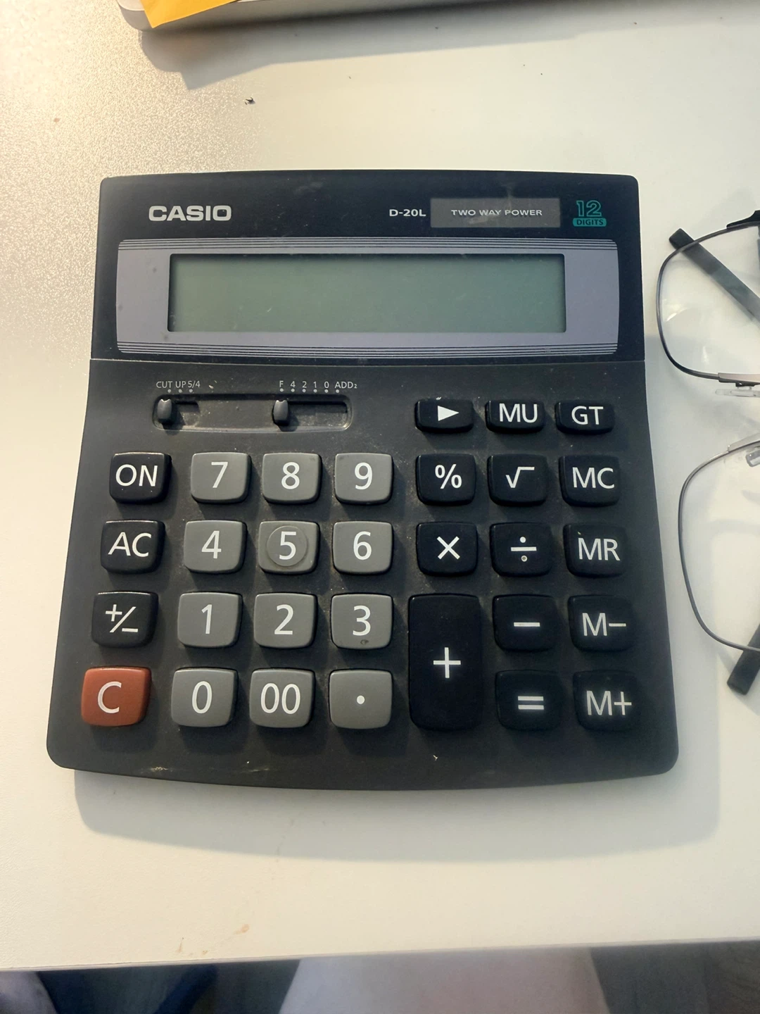 Casio D-20L Two Way Power Calculator