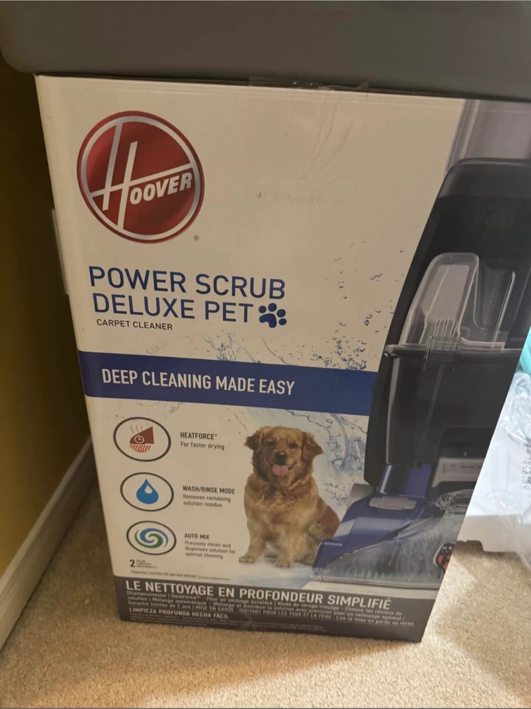 Hoover Power Scrub Deluxe Pet Carpet Cleaner