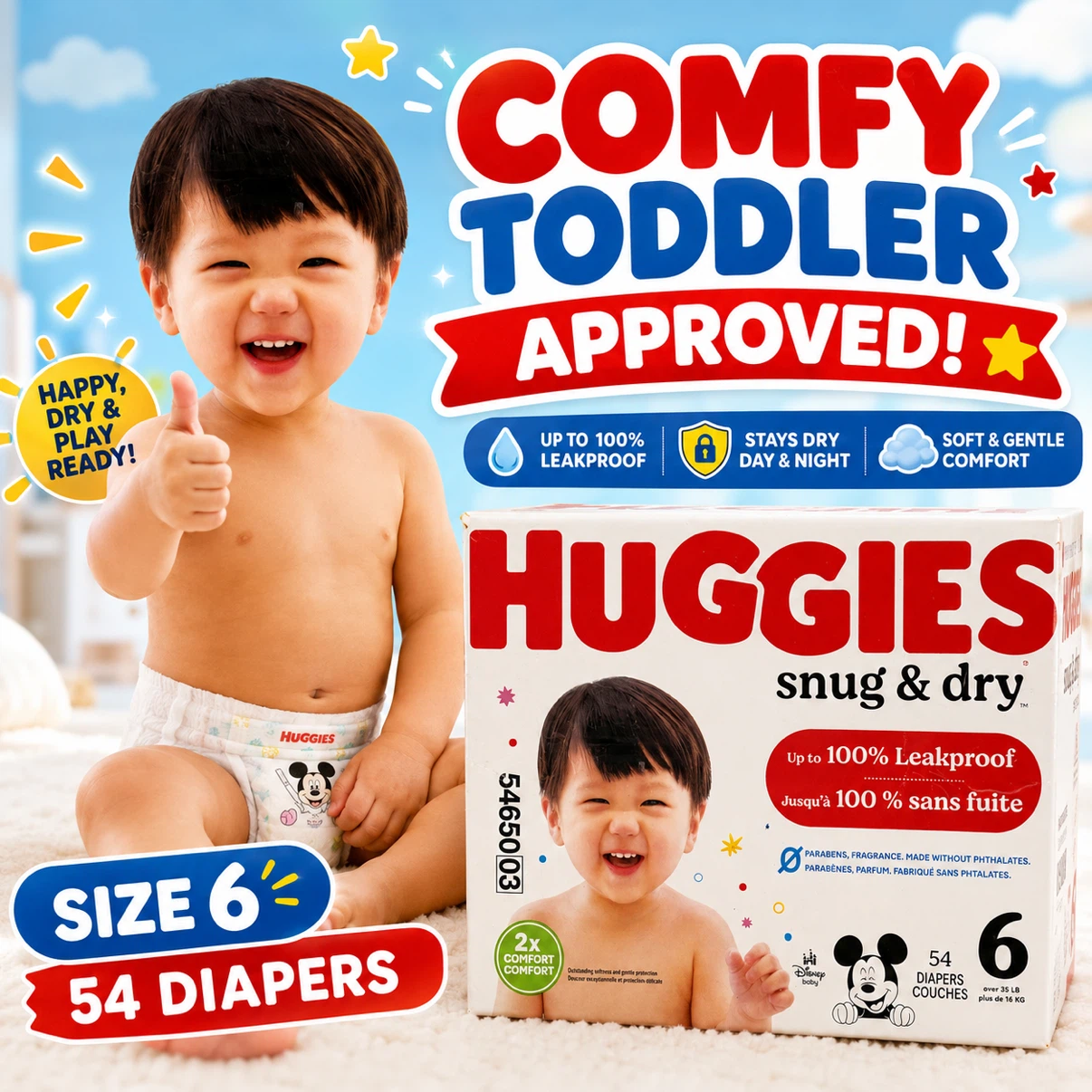 NEW BOX OF DIAPERS