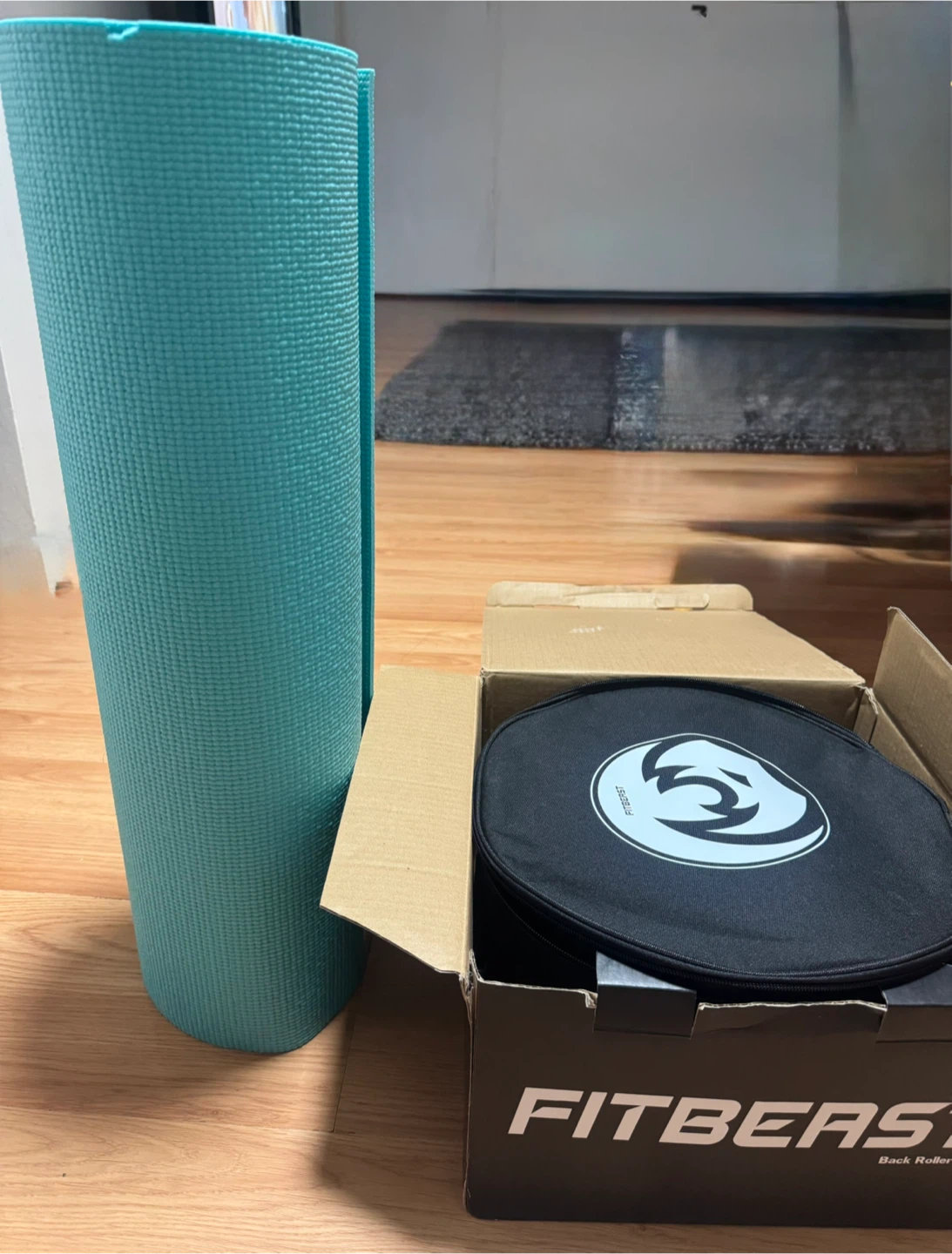 FITBEAST Back Roller and Yoga Mat