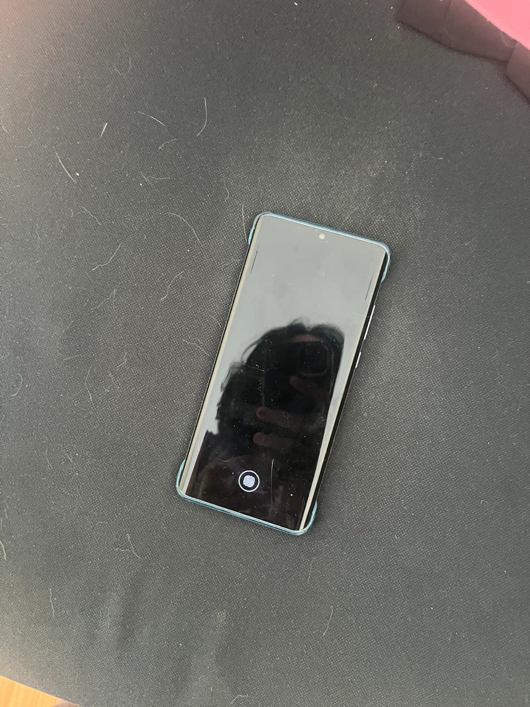 Teal Phone Case with Magnetic Ring Holder