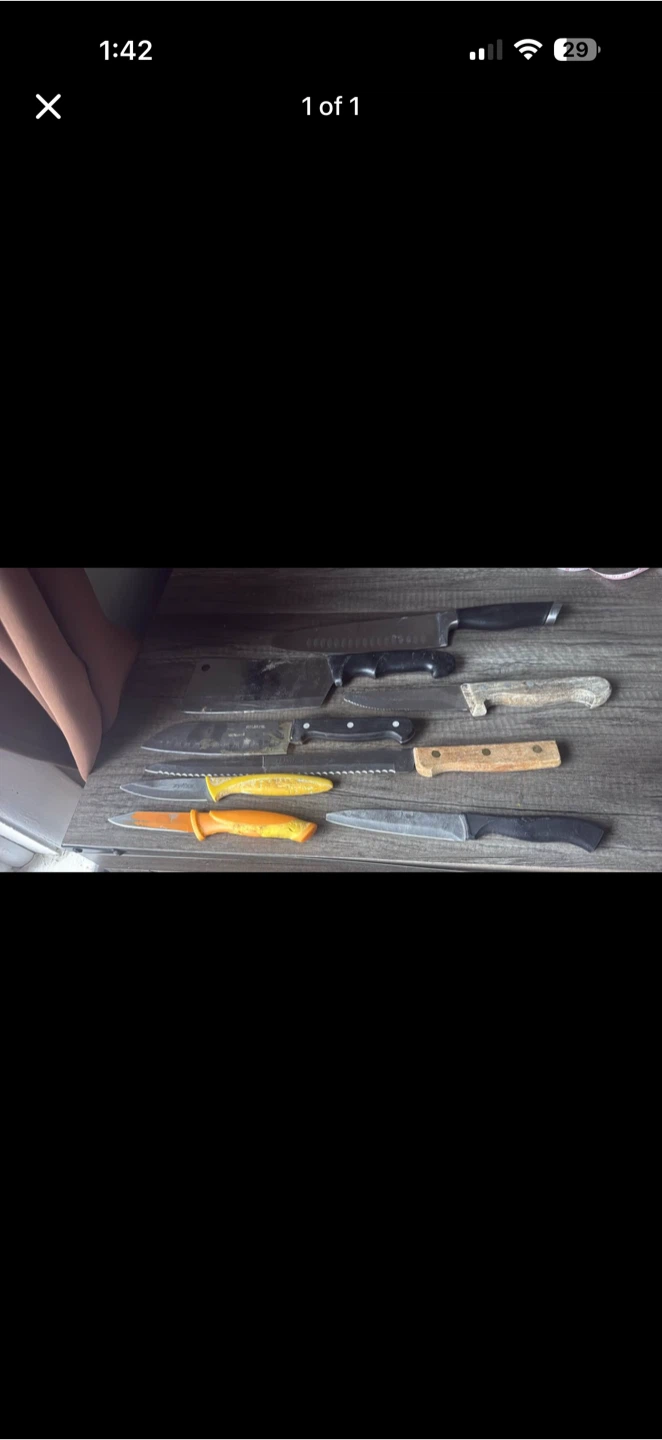 Knives for arts and crafts or the camp or whatever