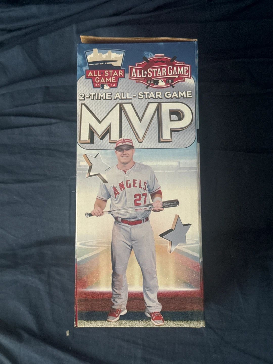 Mike Trout 27 Angels All-Star Game MVP Baseball Figurine - photo 3
