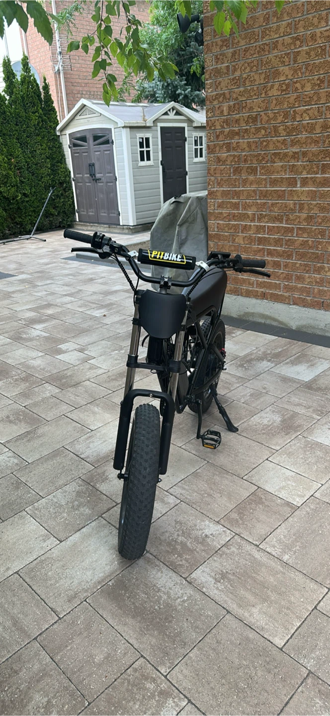 (ONLY 40 KM) Upgraded Ridstar Q20 E-Bike and Full Face Helmet - photo 2