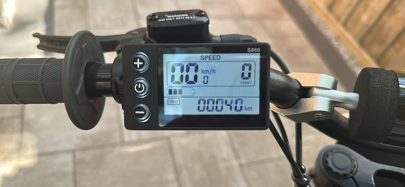 (ONLY 40 KM) Upgraded Ridstar Q20 E-Bike and Full Face Helmet - photo 4