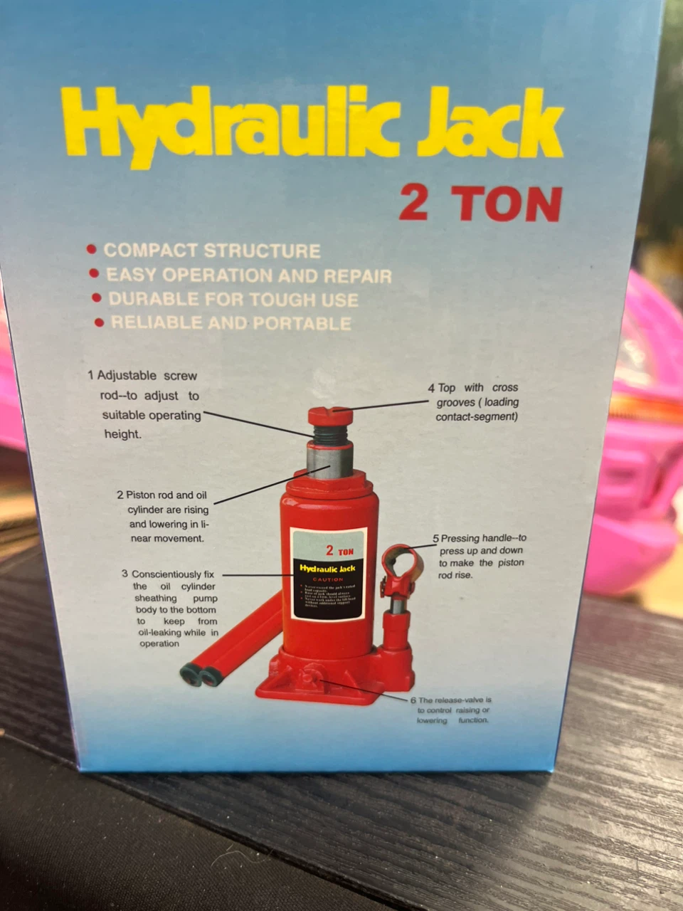 2 Ton Hydraulic Jack - photo 2