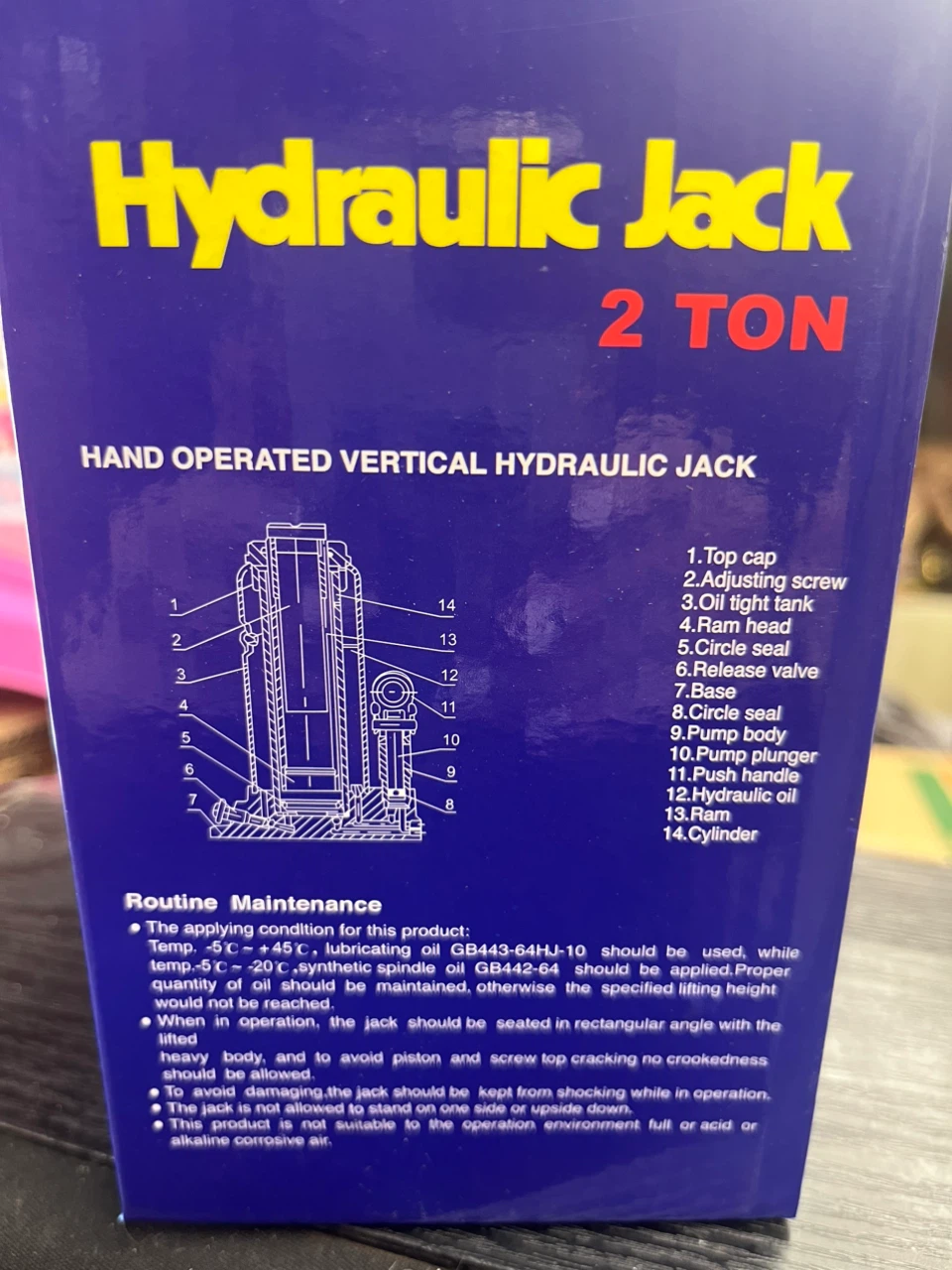 2 Ton Hydraulic Jack - photo 3