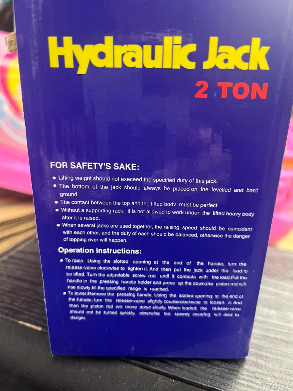 2 Ton Hydraulic Jack - photo 4
