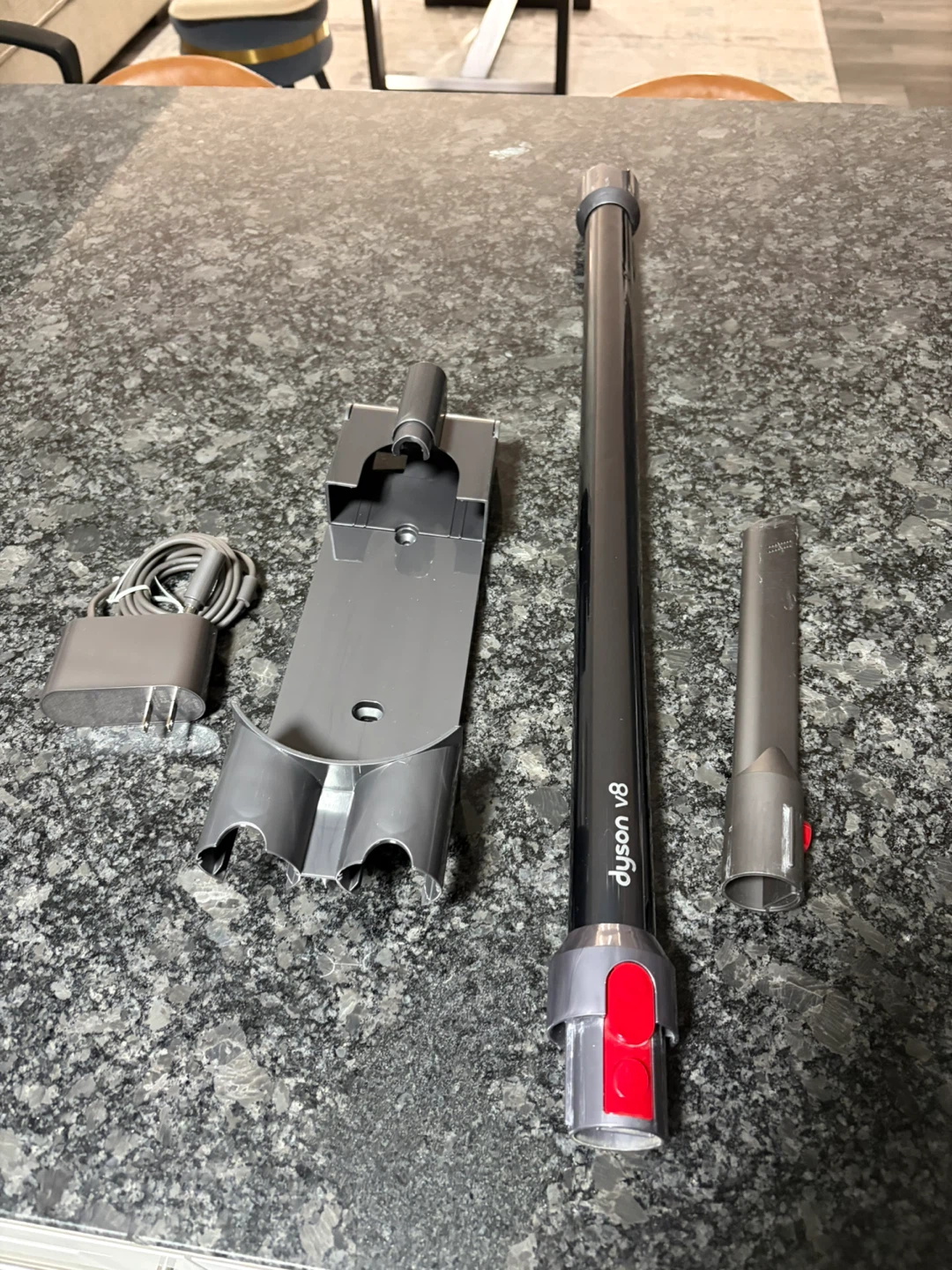 Dyson V8 Vacuum Cleaner Extension Wand and Accessories