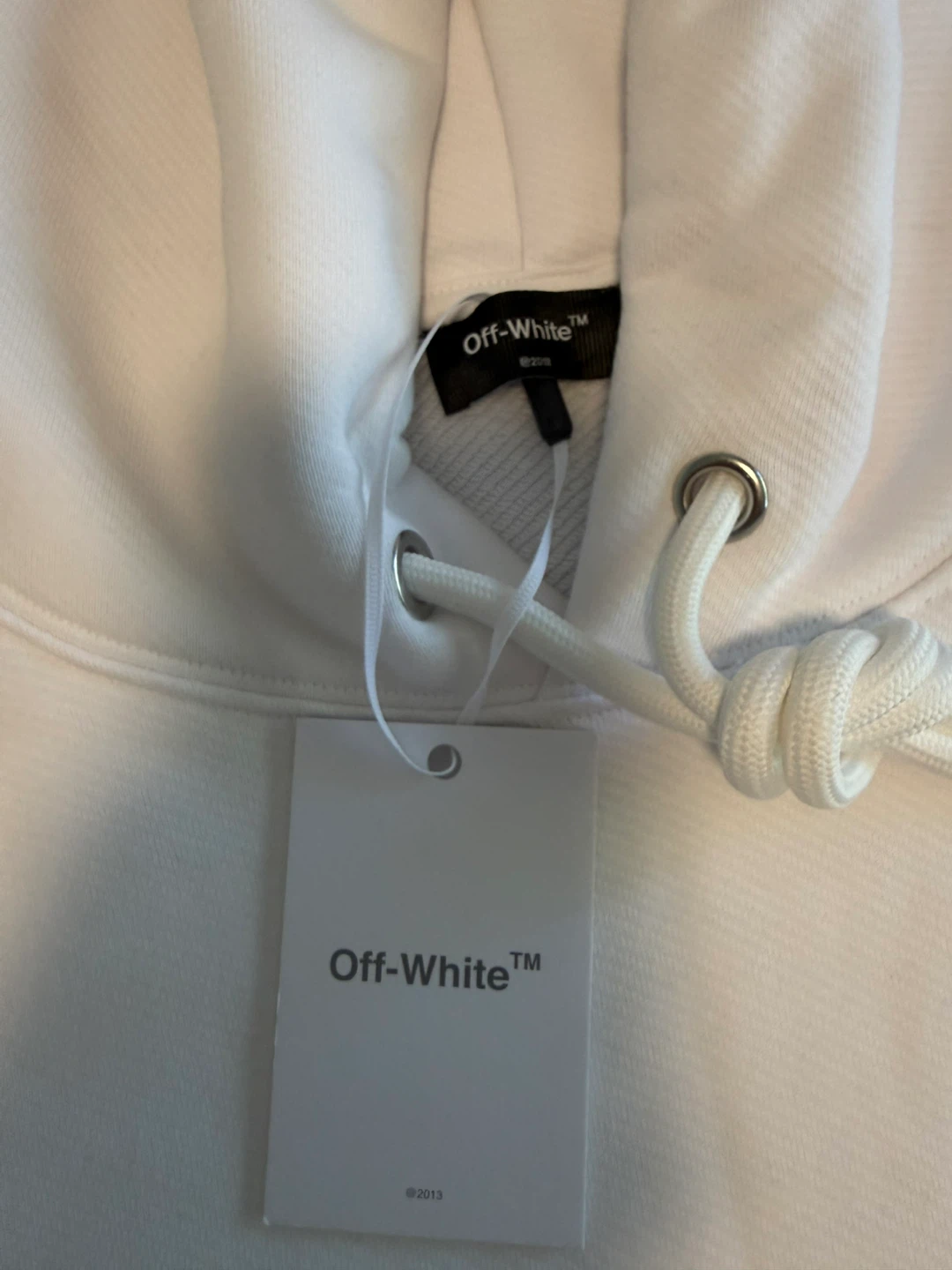 Off-White Exclusive Men's Oversize Fit Hoodie White Size Large - photo 3