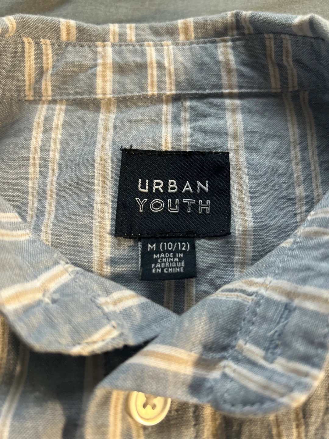 Urban Youth Striped Button-Up Shirt - photo 2