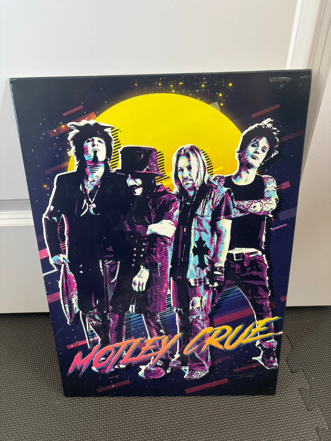 Motley crue metal print
