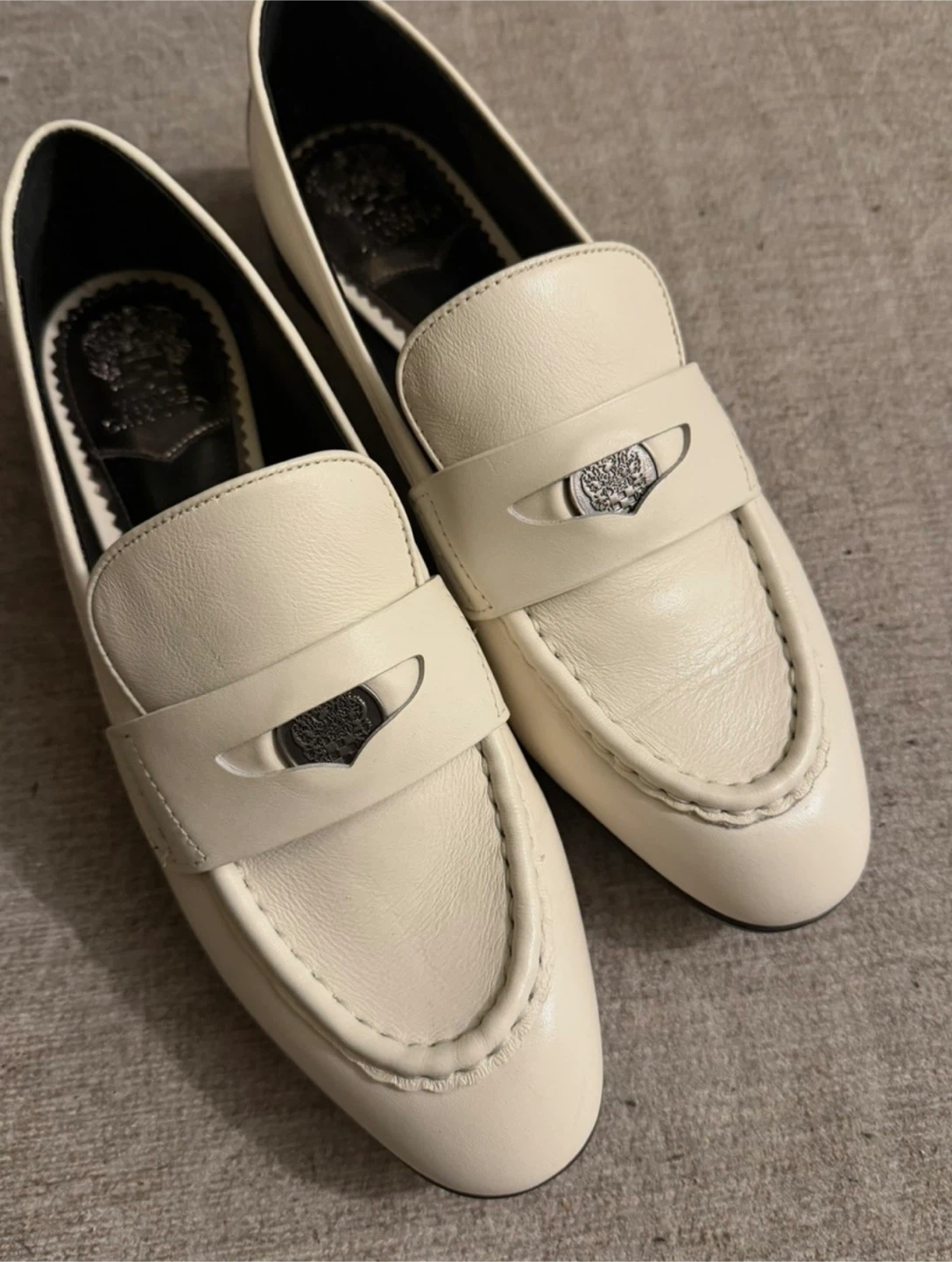 Vince Camuto leather penny loafers