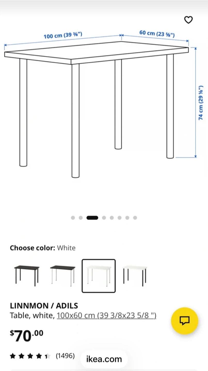 IKEA Desk and Black Office Chair,delivery available - photo 4