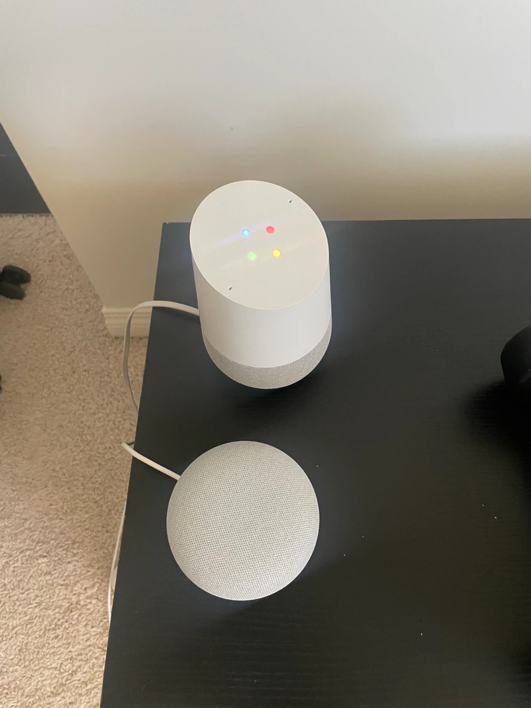 Google Home Smart Speaker and Google Nest Mini