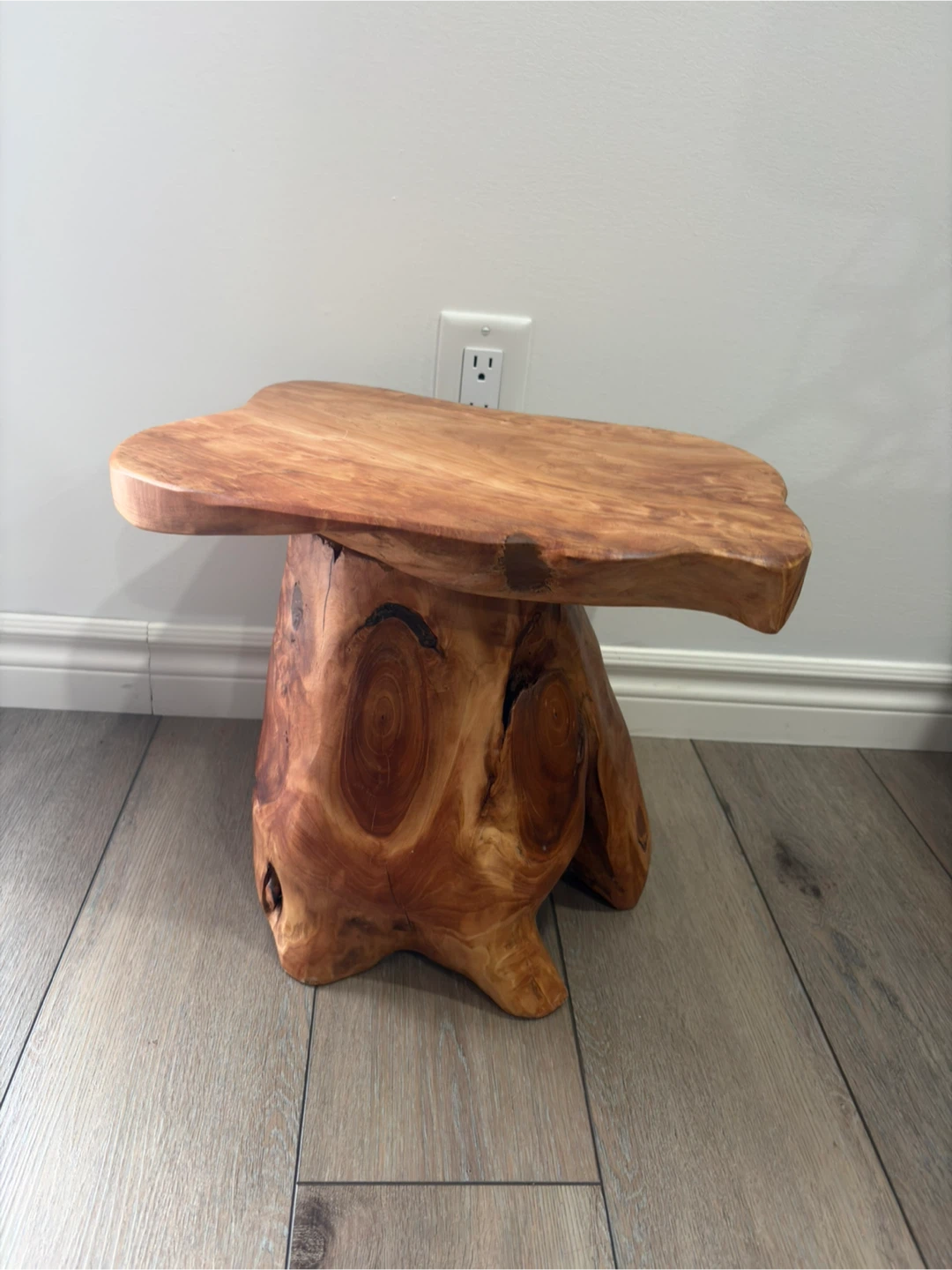 Live Edge Wood Side Table/stool/plant stand