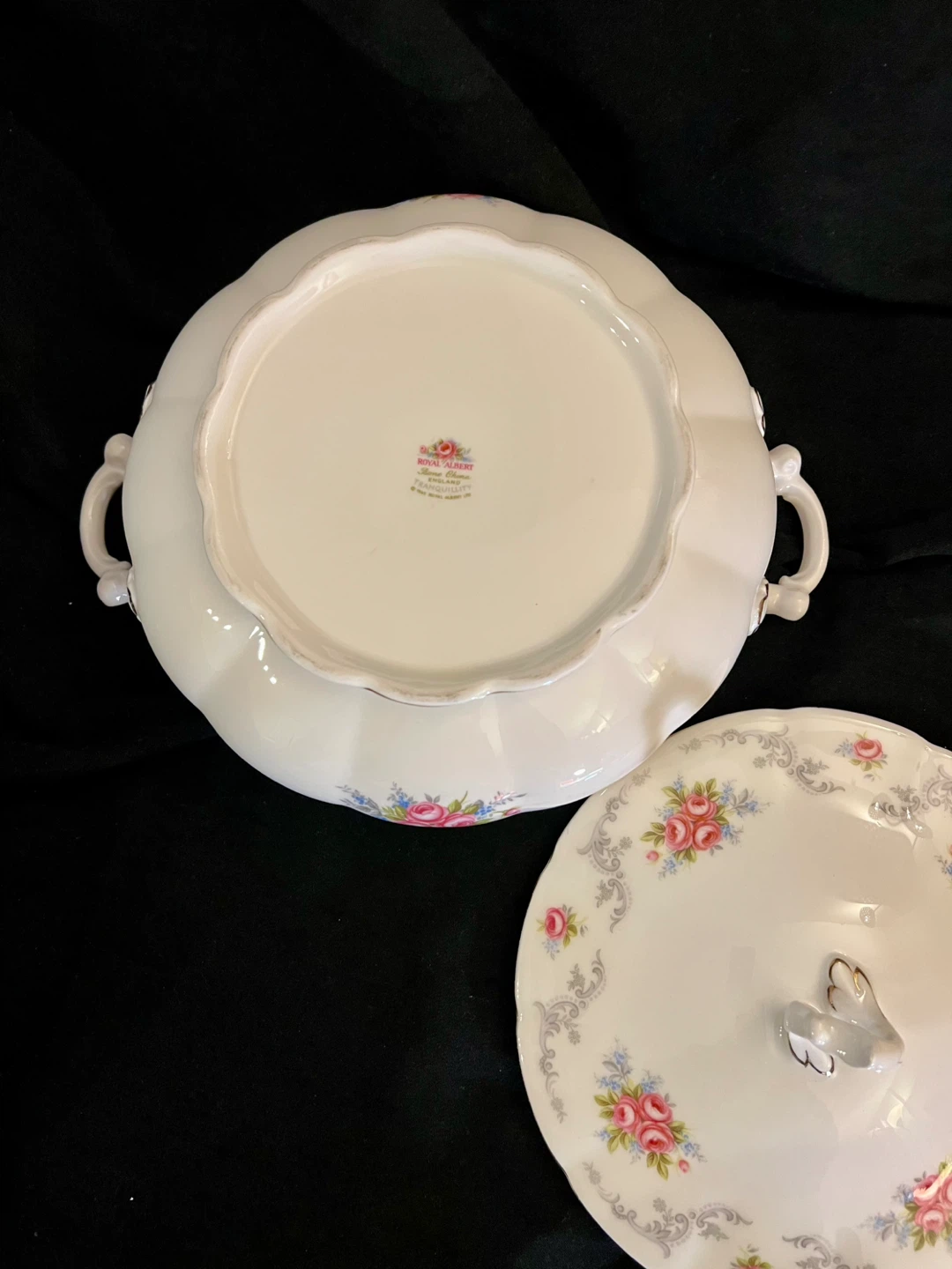 Royal Albert “tranquility “ Tureen with Lid - photo 2