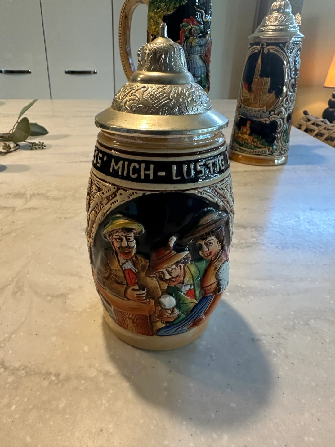 Set of 3 German Beer Steins - photo 2