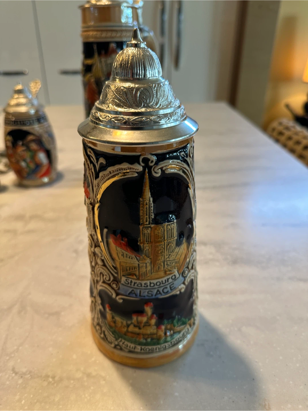 Set of 3 German Beer Steins - photo 4