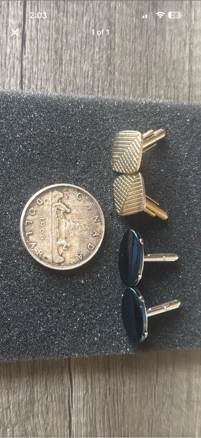 Vintage cuff links