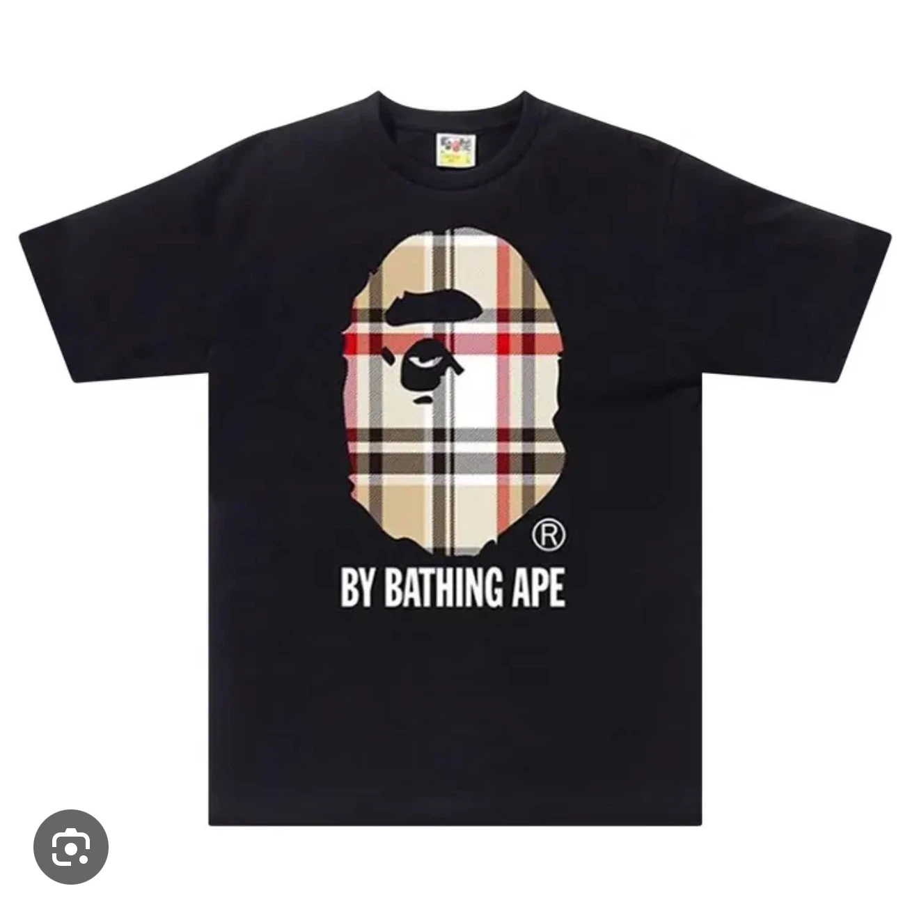 Black Bape X Burberry Tee