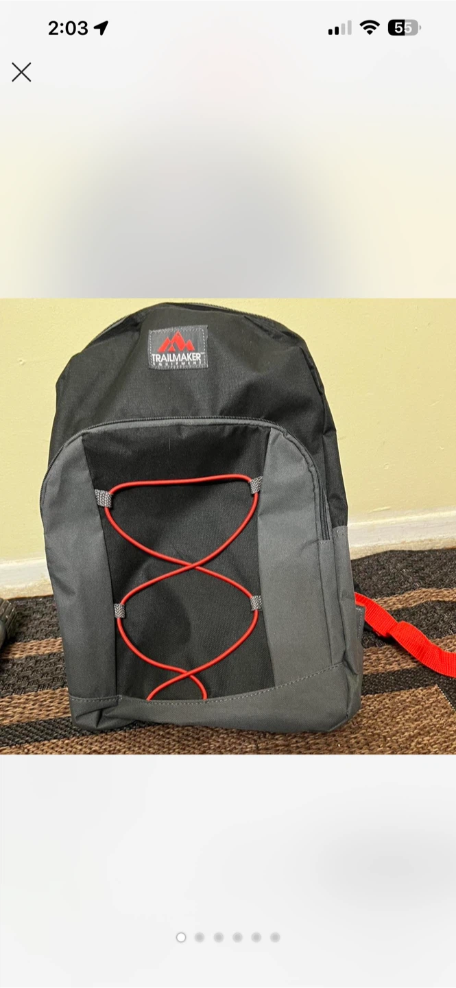 Trailmaker Backpack - Black and Pink - photo 2
