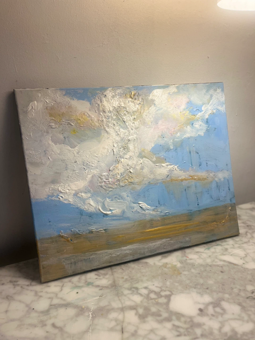 Original Impasto Cloudscape Painting