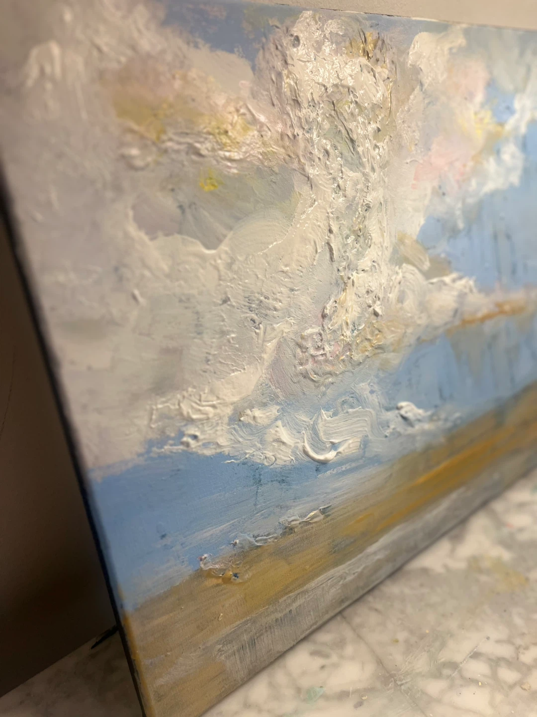 Original Impasto Cloudscape Painting - photo 2