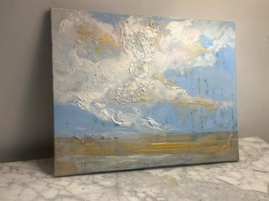 Original Impasto Cloudscape Painting - photo 4
