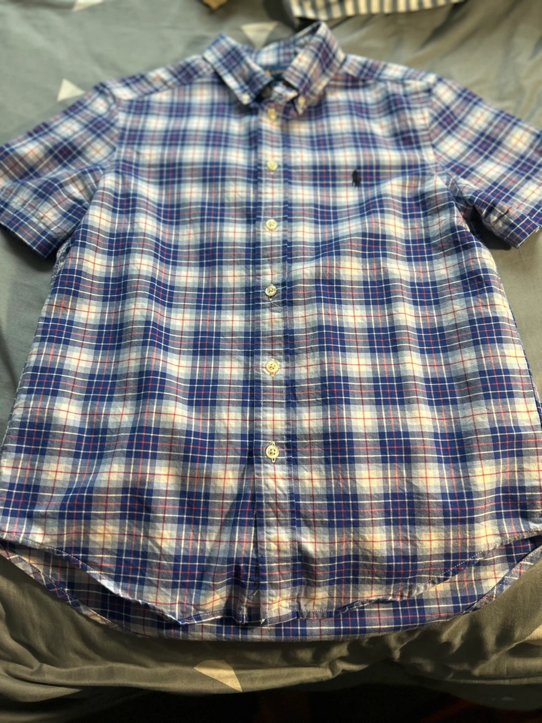 Ralph Lauren Plaid Button-Up Shirt - Size M