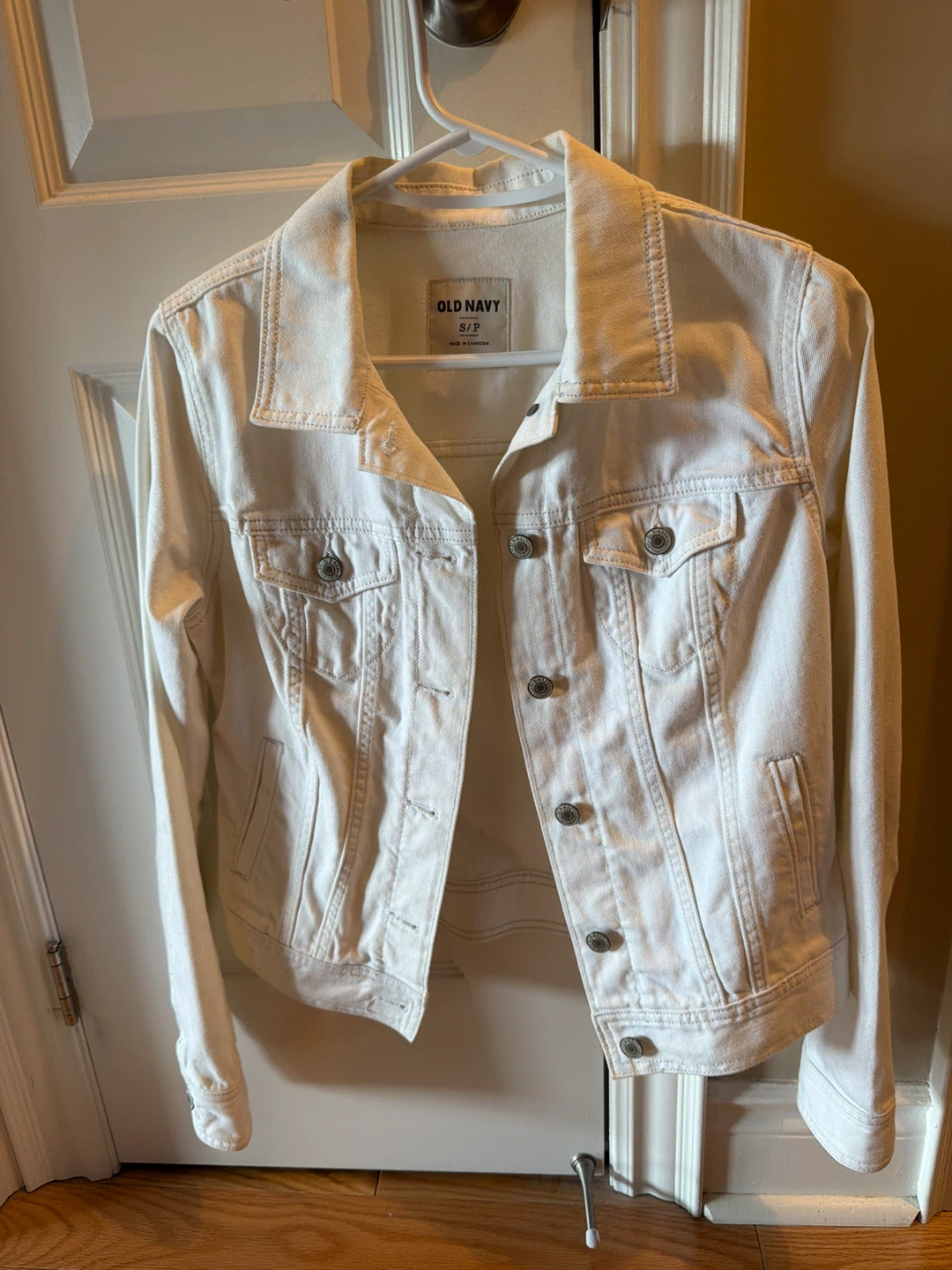 Old Navy White Denim Jacket