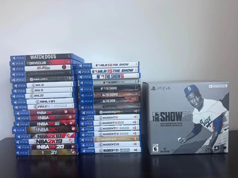 PS4 Bundle - MLB Jackie Robinson Collector Box + 34 Games - photo 2