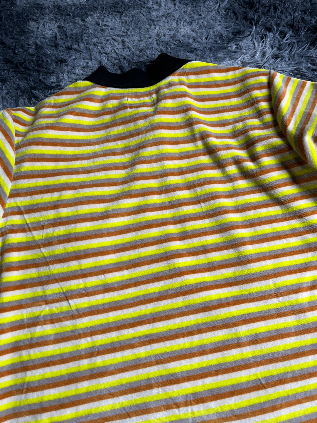 Stüssy Striped Long Sleeve Polo Shirt - photo 3