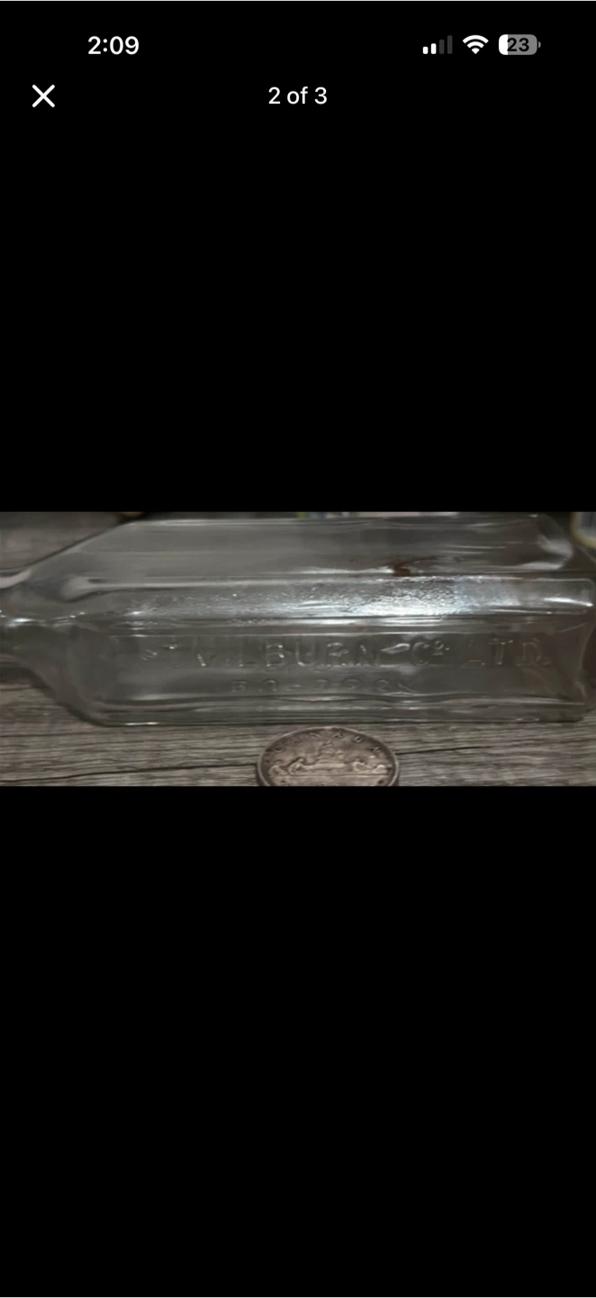 Burdock blood bitters glass bottle - photo 2