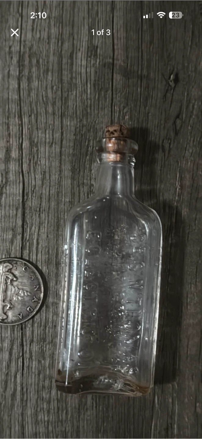 Dr s Thomas electric oil feel good elixir glass bottle