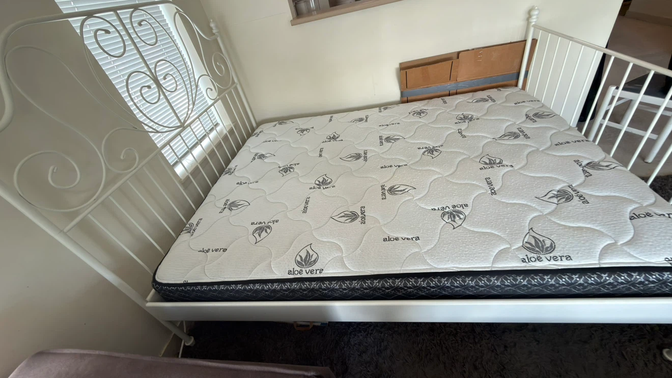 IKEA LEIRVIK Bed Frame 160 x 200 cm White - photo 2