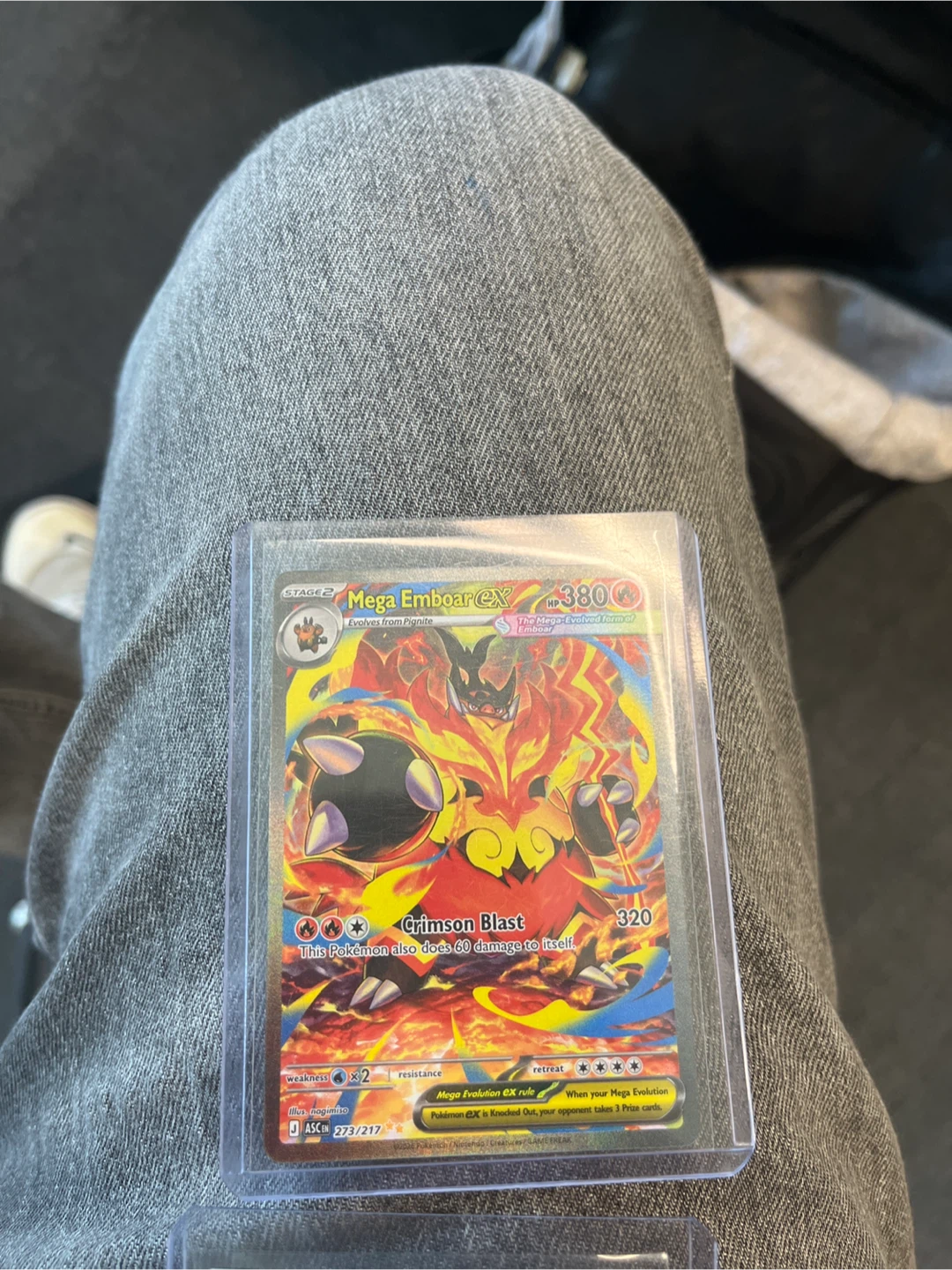 Pokemon TCG Cards - Mega Emboar EX, Alakazam EX
