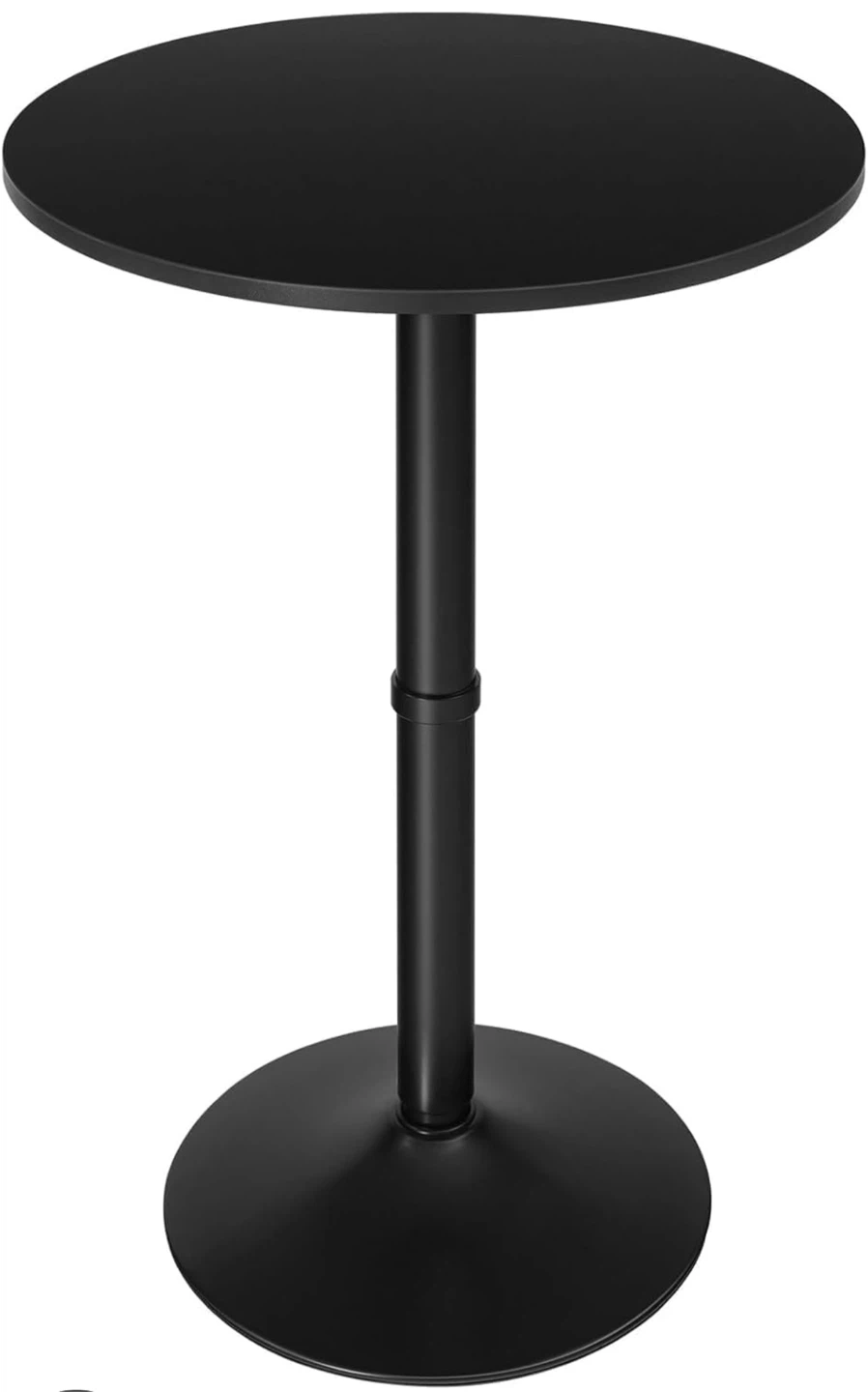 Adjustable Height Round Bar Table