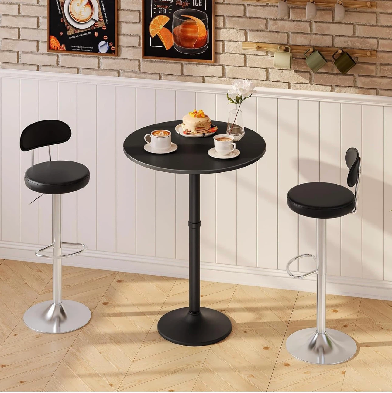 Adjustable Height Round Bar Table - photo 5