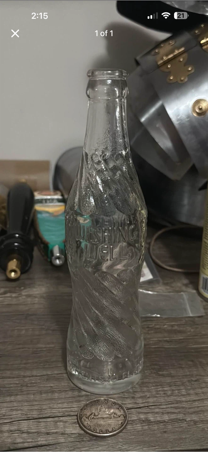 Wishing Well Glass Bottle