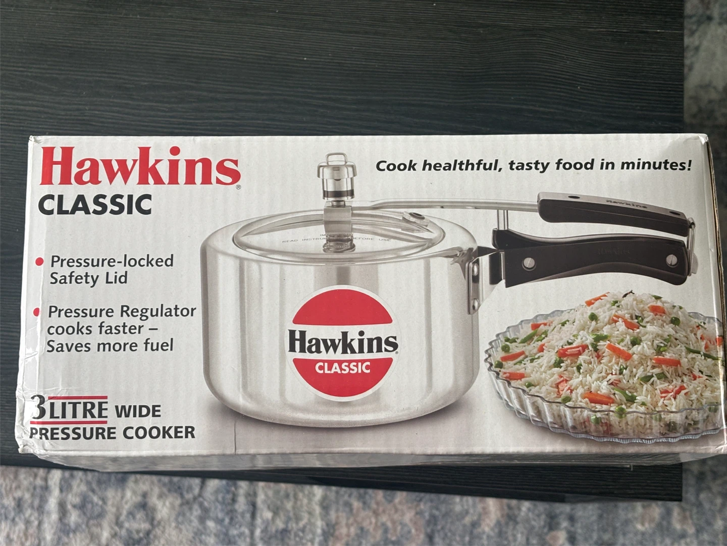 Hawkins Classic 3L Wide Pressure Cooker