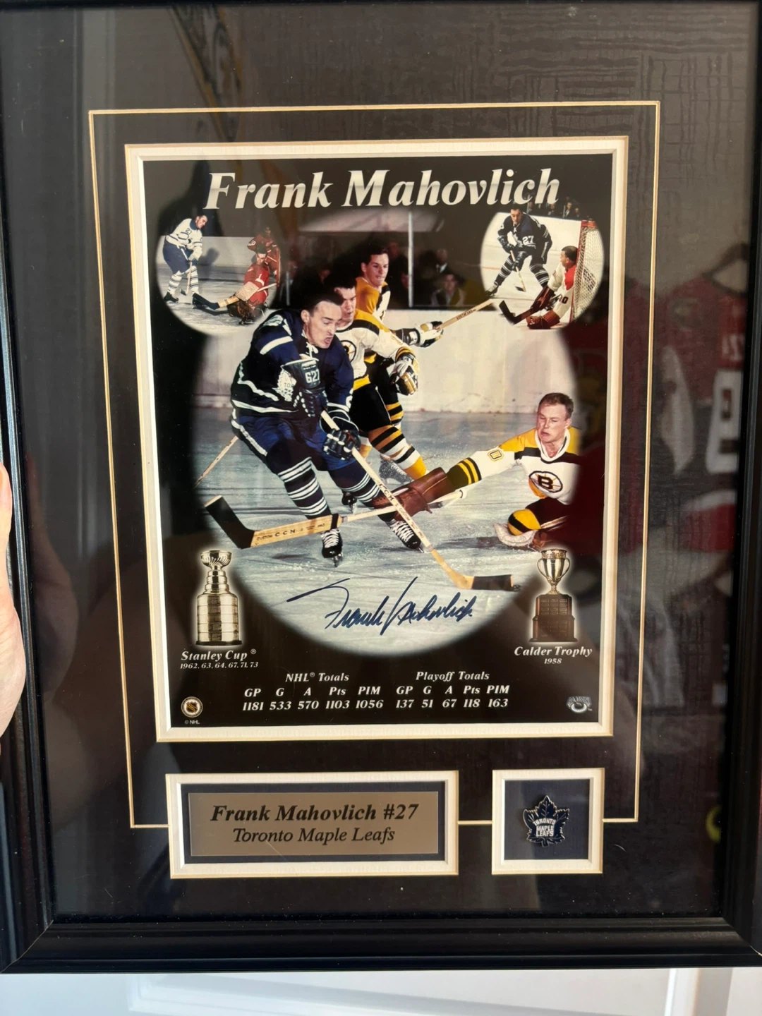 Frank Mahovlich signed print