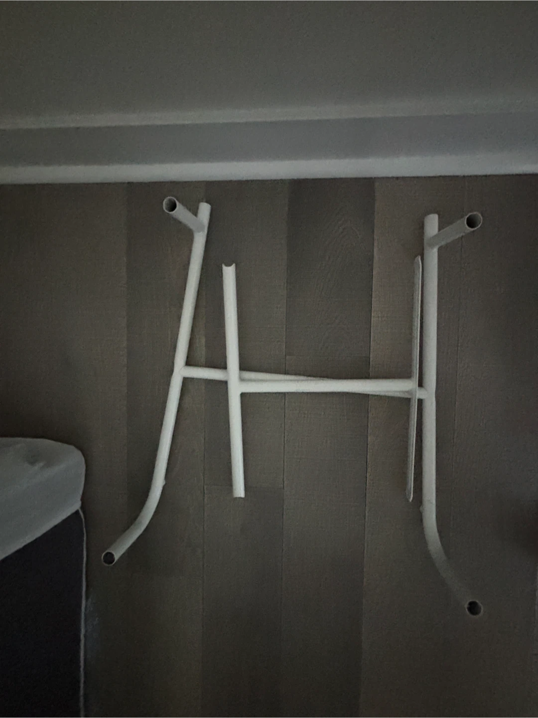 IKEA White Full Length Mirror with Stand - photo 2