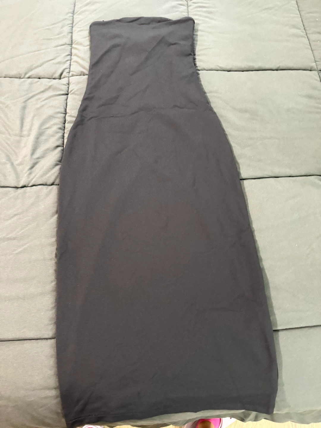 Contour by Aritzia Black Strapless Maxi Dress - photo 3