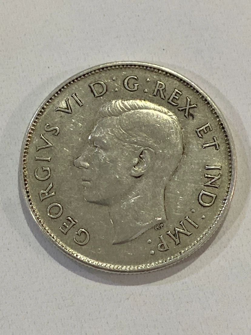 1946 Canada 50 Cents Coin (RARE)