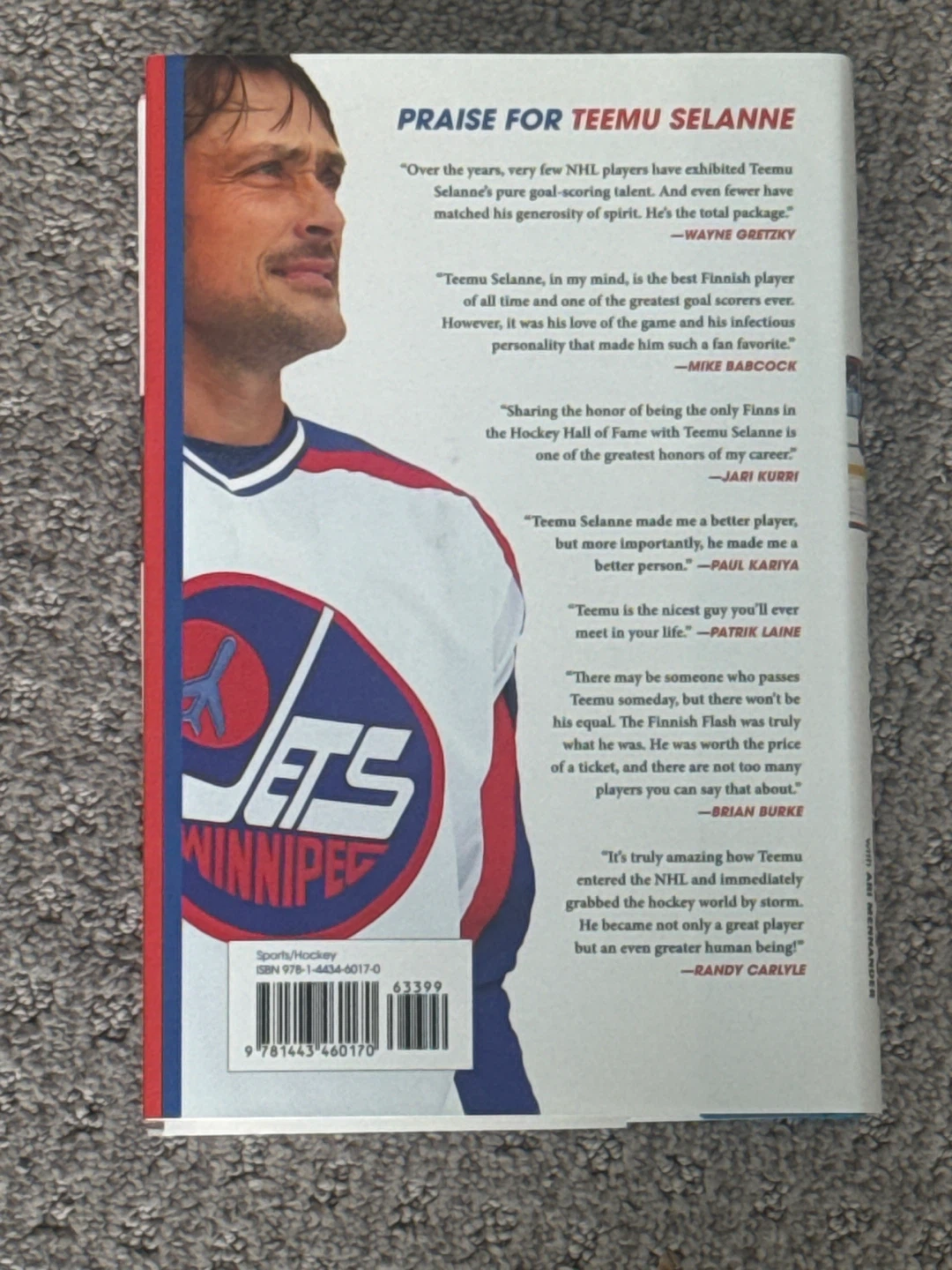 Teemu Selanne: My Life by Ari Mennander Book - photo 2