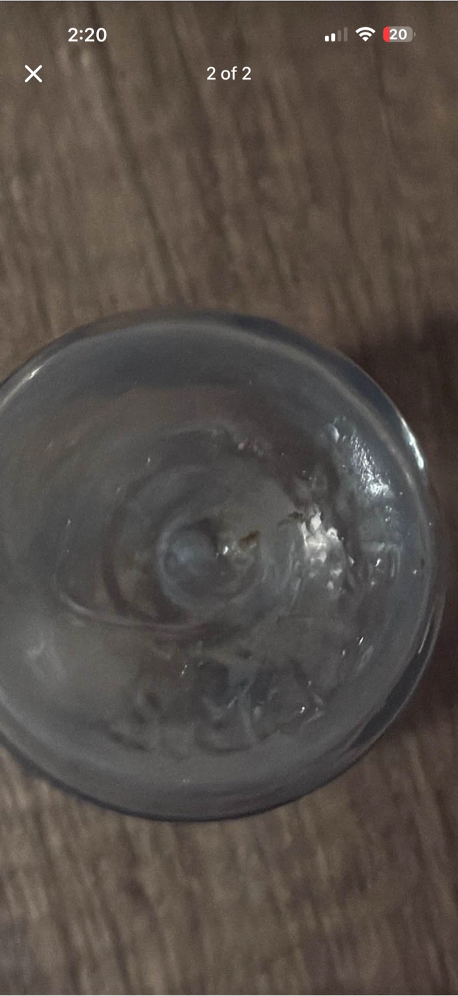 Vintage carters inkwell glass bottle marked - photo 2