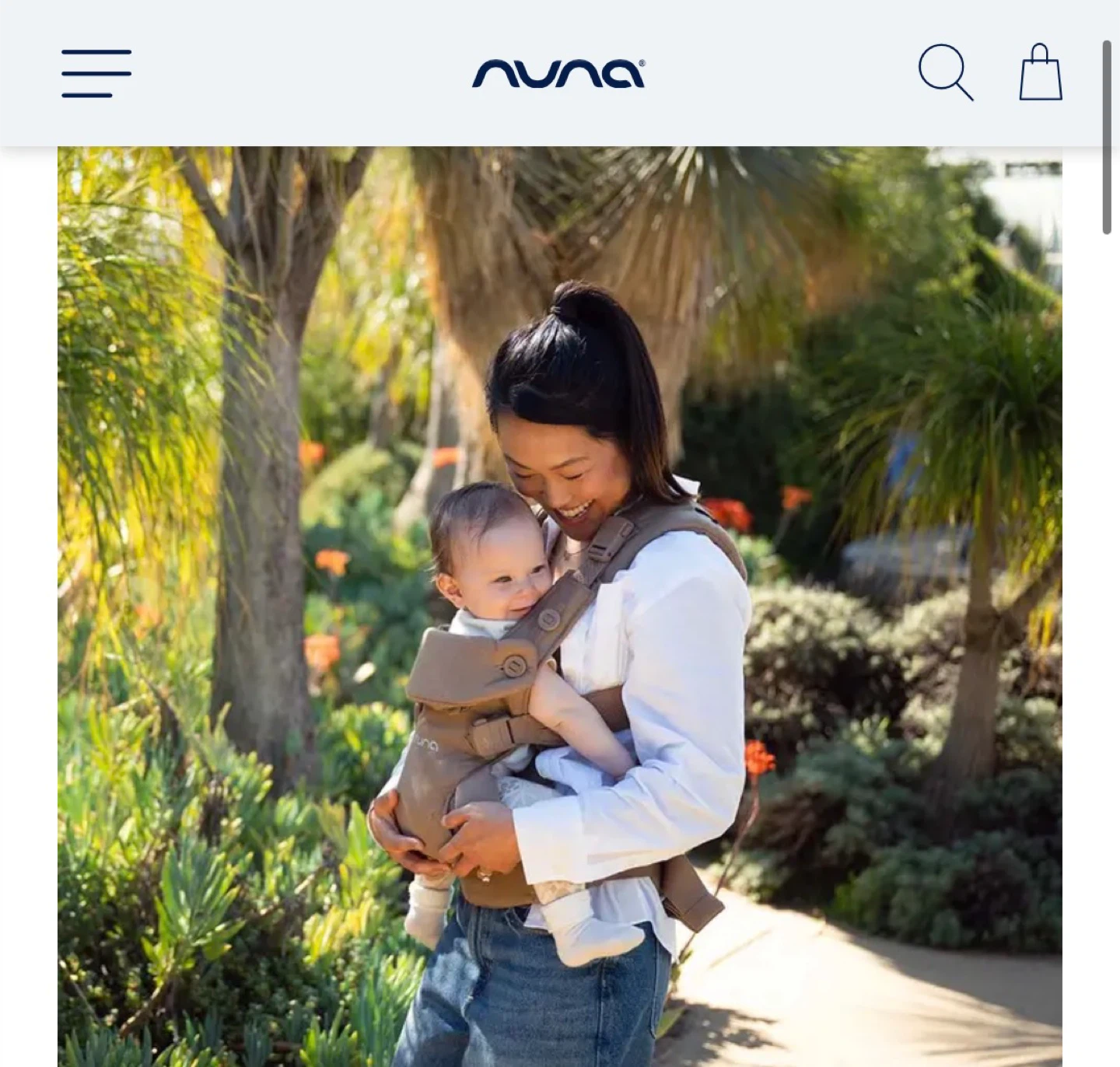 NEW! Nuna CUDL luxe Baby Carrier
