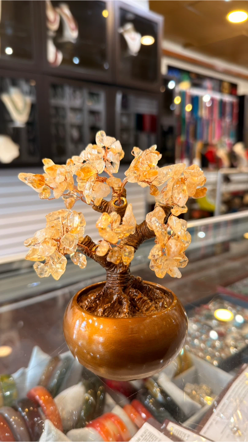 Citrine Gemstone Bonsai Tree - photo 2